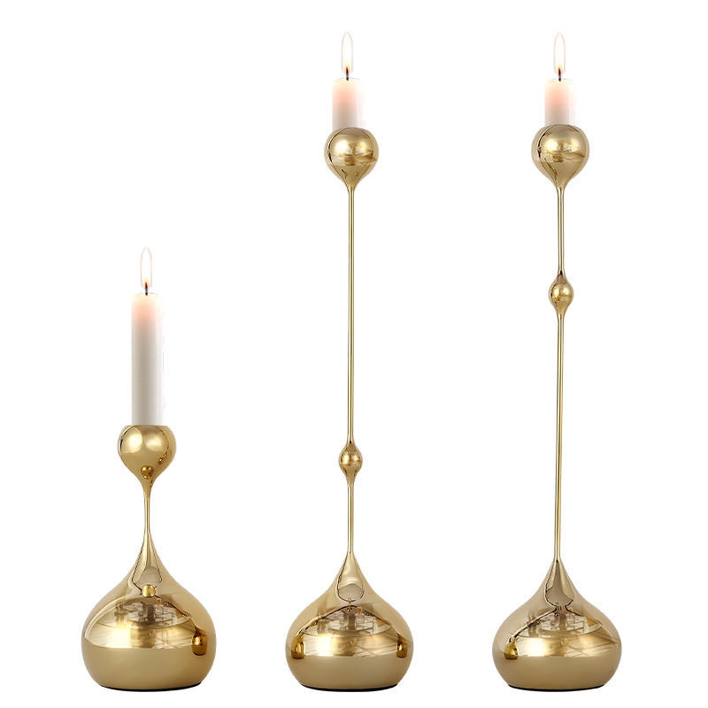 Подсвечник ArtHomeDecor DROP 6916 M GD