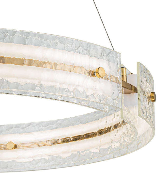 Подвесная люстра с пультом светодиодная (14018/1P Brass) Indigo V000089L