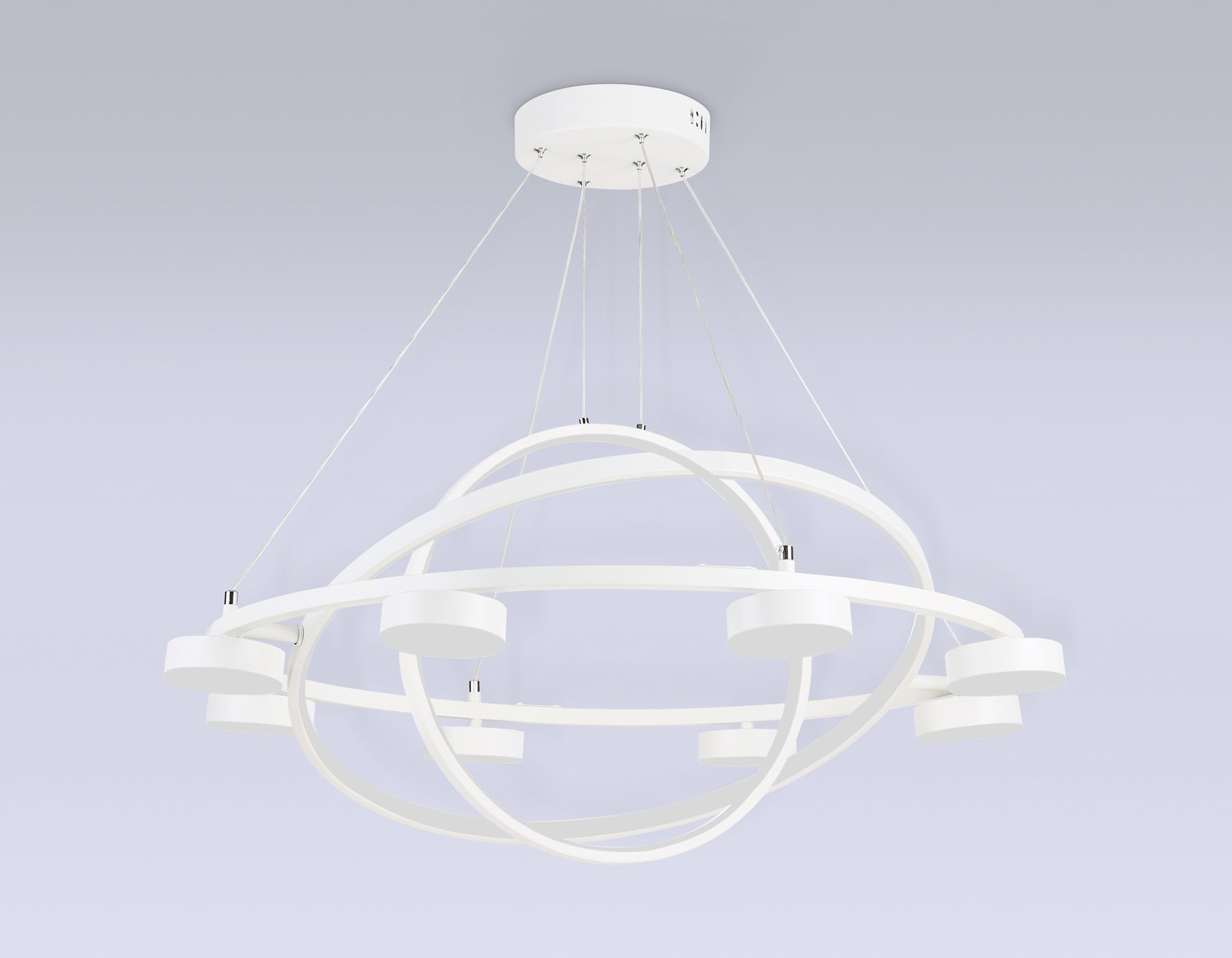 Подвесная люстра Ambrella light с пультом LineTech FL51777_AMB