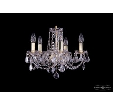 Хрустальная люстра Bohemia Ivele 1402/5/141 G Leafs_BI