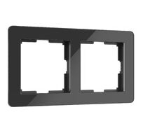 Рамка на 2 поста Acrylic черный Werkel a059317_WR