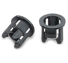 H51 Держатель 5мм (чёрный PP, с зацепками) ( Arlight 004786_ARL