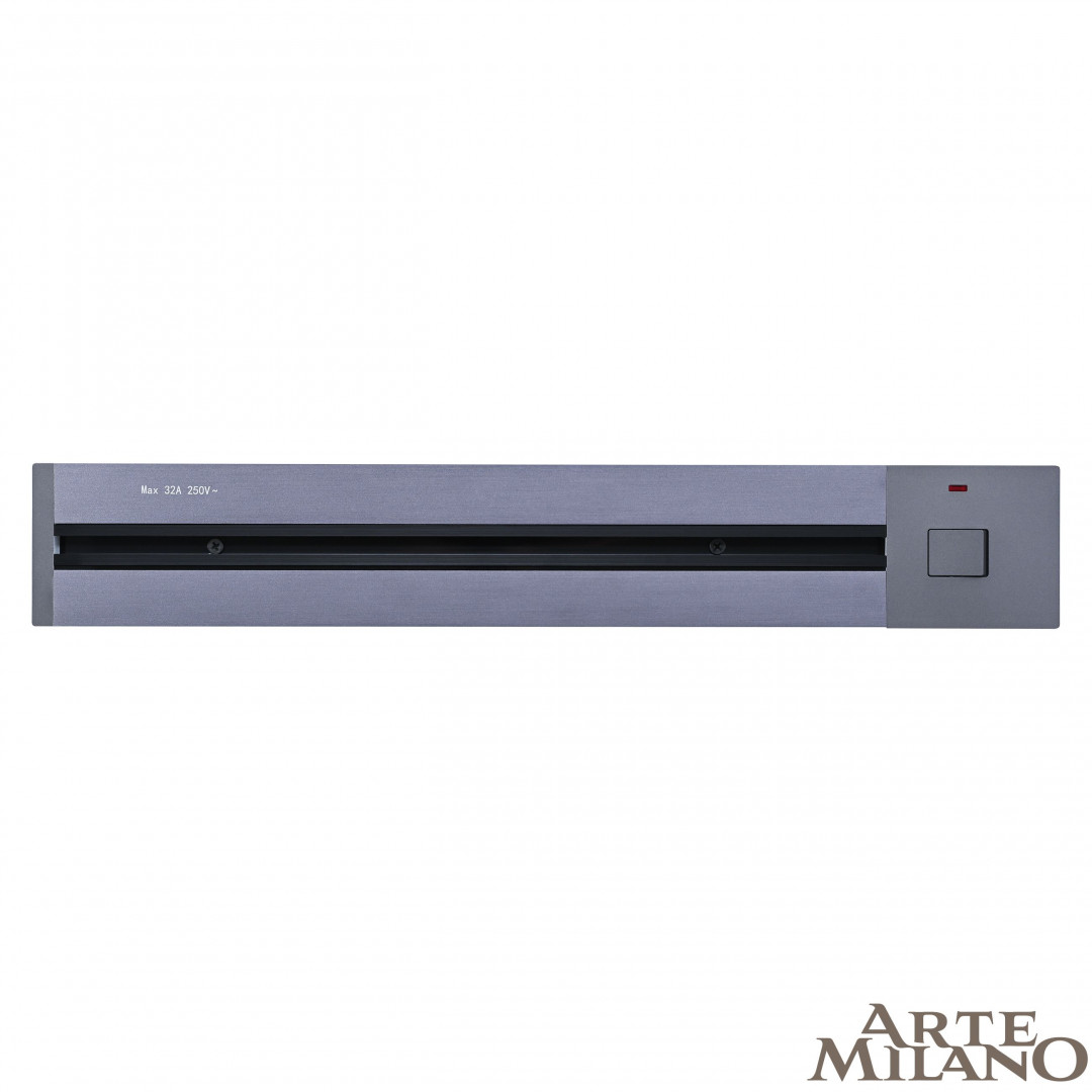 Шинопровод встраиваемый Arte Milano track-sockets 385205TBB/50 Grey