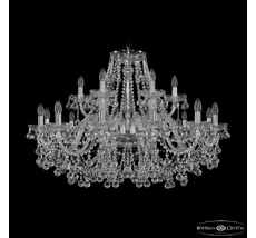Хрустальная люстра Bohemia Ivele Crystal 1409/12+6/360 Ni_BI