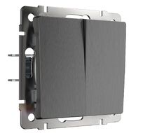 Выключатель двухклавишный Werkel WL04-SW-2G a050756_WR