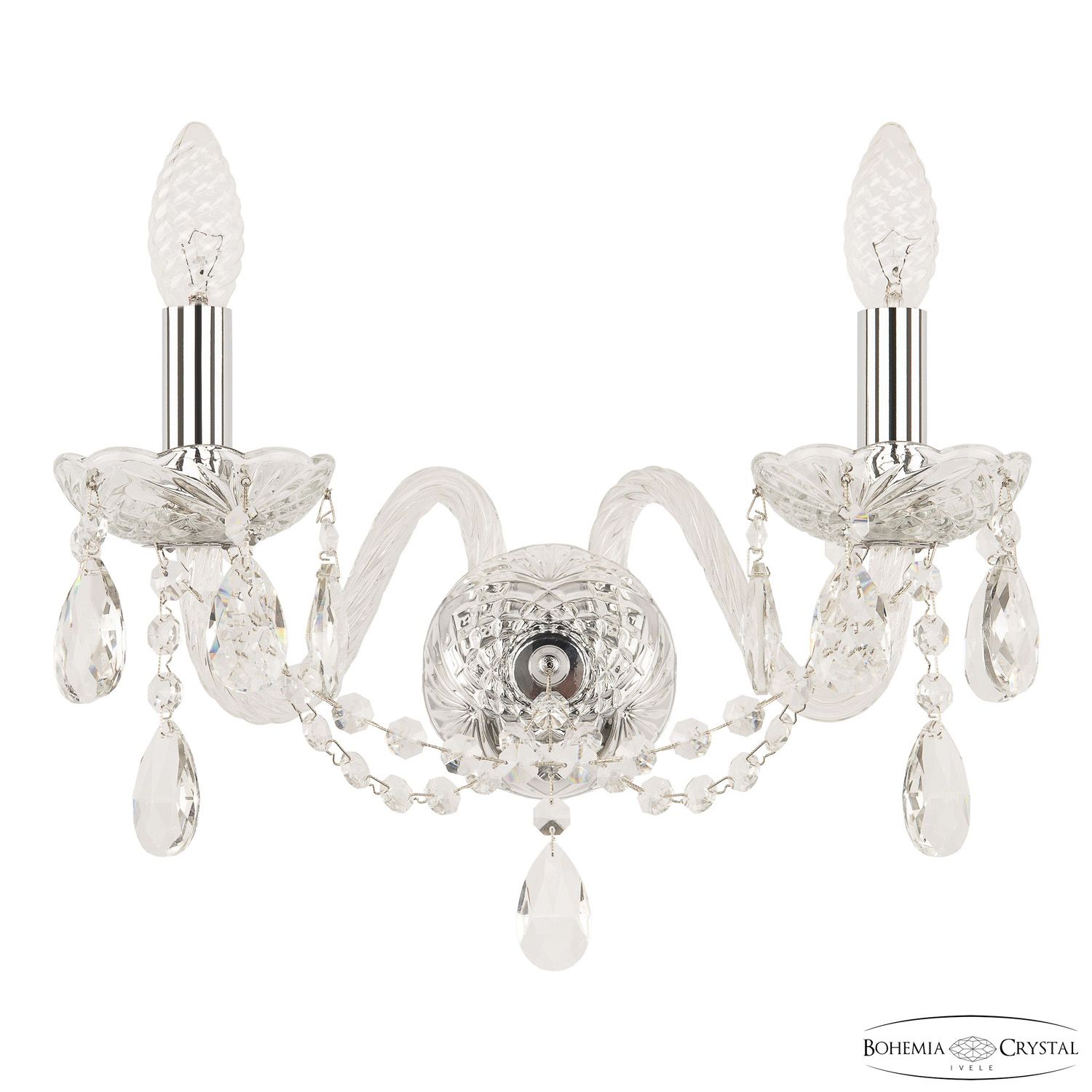 Бра Bohemia Ivele Crystal 116B/2/165 Ni_BI