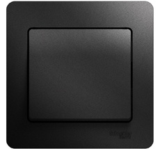 Выключатель встраиваемый одноклавишный (антрацит) Systeme Electric GSL000712