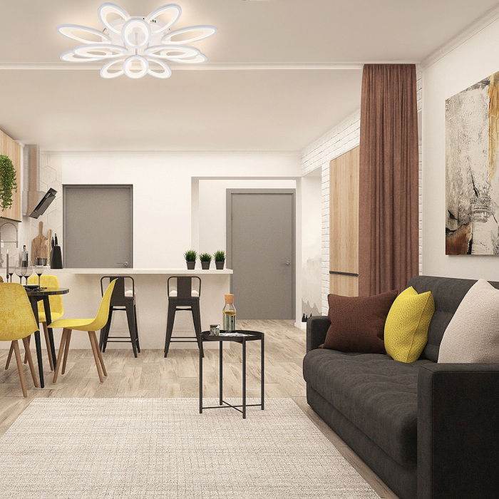 Потолочная люстра с пультом светодиодная Escada 10242/12LED_ESC