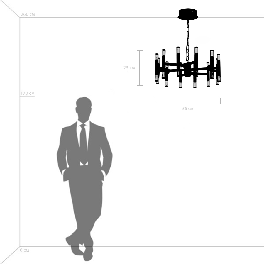 Подвесная люстра Lightstar Iris 734247_LS