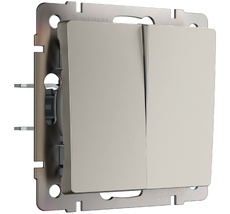 Выключатель двухклавишный Werkel a069452_WR