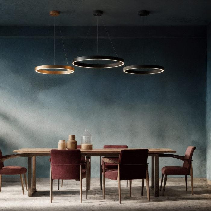 Подвесной светильник кольцо светодиодный Denkirs DK6272-SG