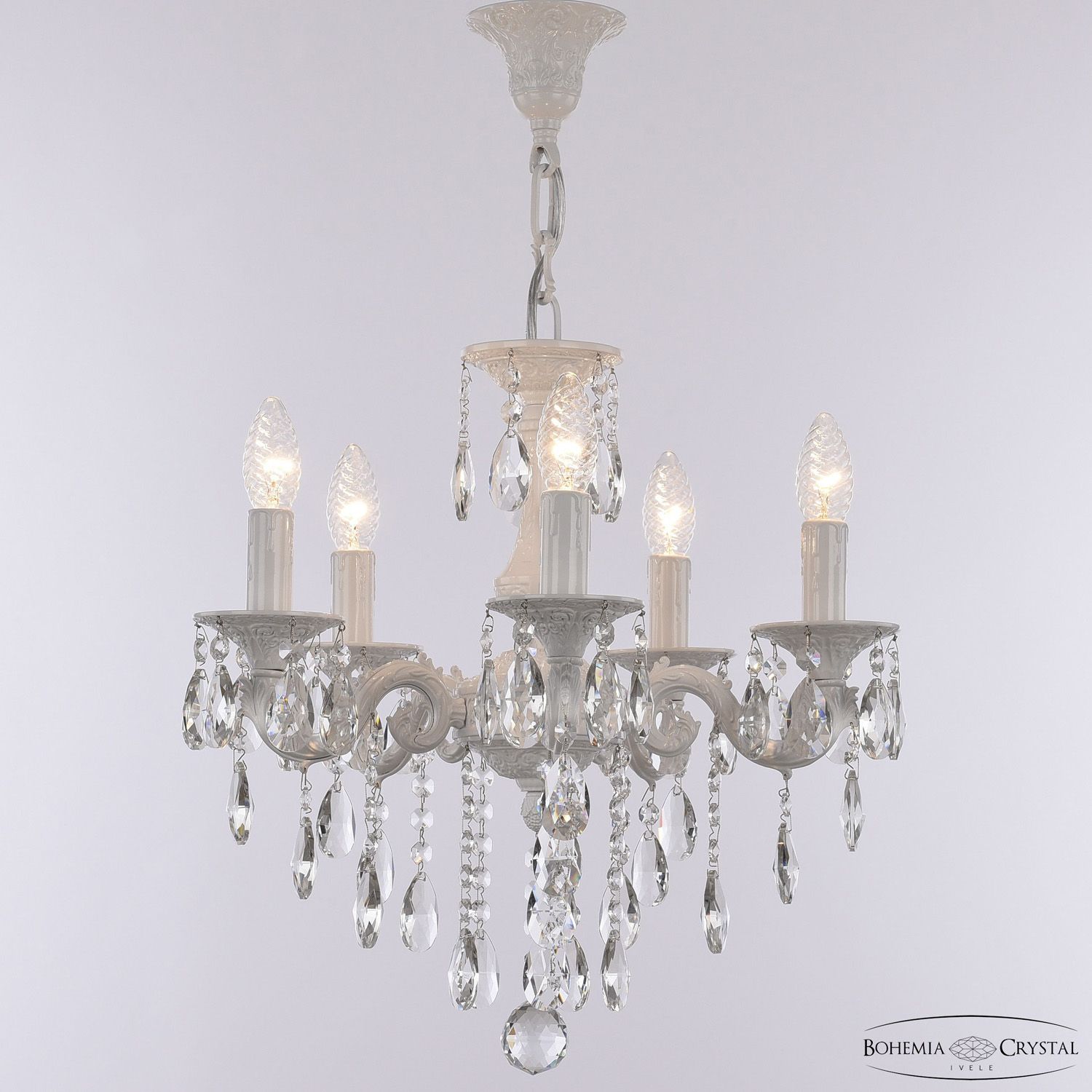 

Хрустальная люстра Bohemia Ivele Crystal Florence 71101/5/125 B WG, 71101/5/125 B WG