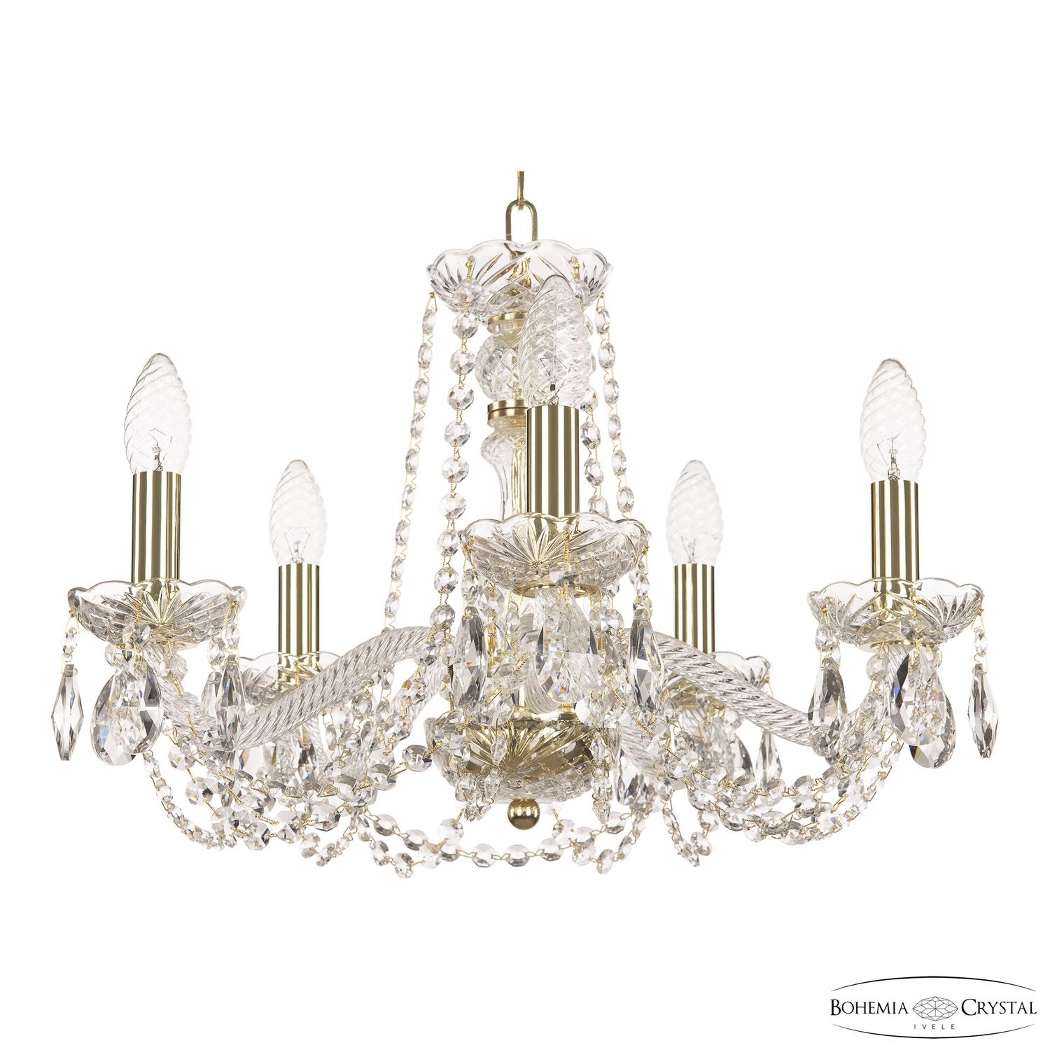 Хрустальная люстра Bohemia Ivele Crystal 119/5/165 G_BI