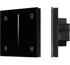 Панель SMART-P6-DIM-G-IN Black (12-24V, 4x3A, Sens, 2.4G) ( Arlight 034780_ARL