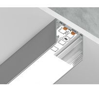 Алюминиевый профиль накладной/подвесной Profile System для ленты до 23мм Ambrella Light ILLUMINATION GP2500AL_AMB