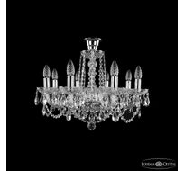 Хрустальная люстра Bohemia Ivele Crystal 1402/8/195 Ni Tube_BI