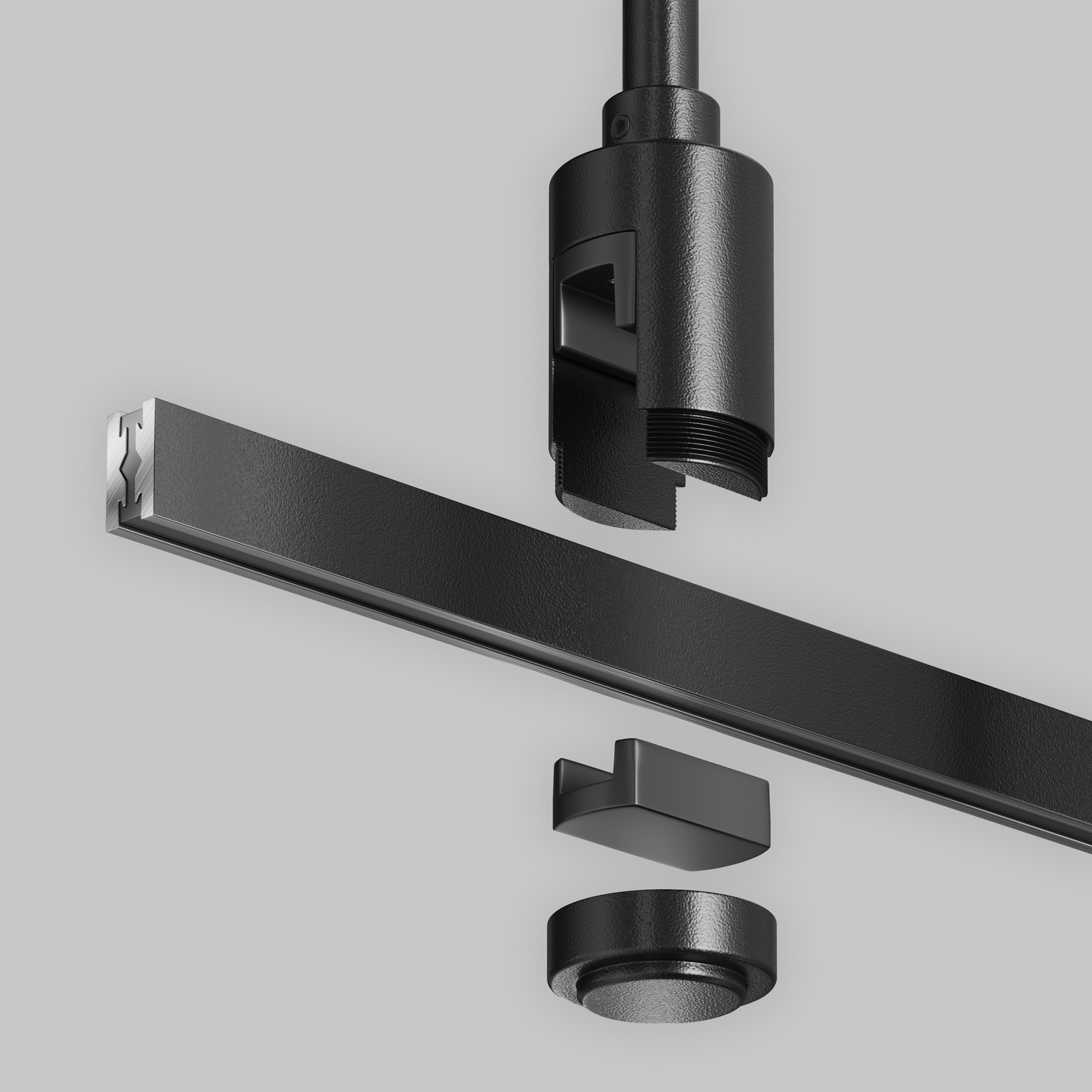 Крепление потолочное Long 700мм с вводом питания Maytoni Flarity TRA159C-B1-B_MY