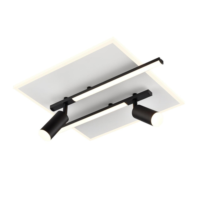 Потолочный светильник светодиодный с холодным белым светом со спотом Lumion 8256/40CL