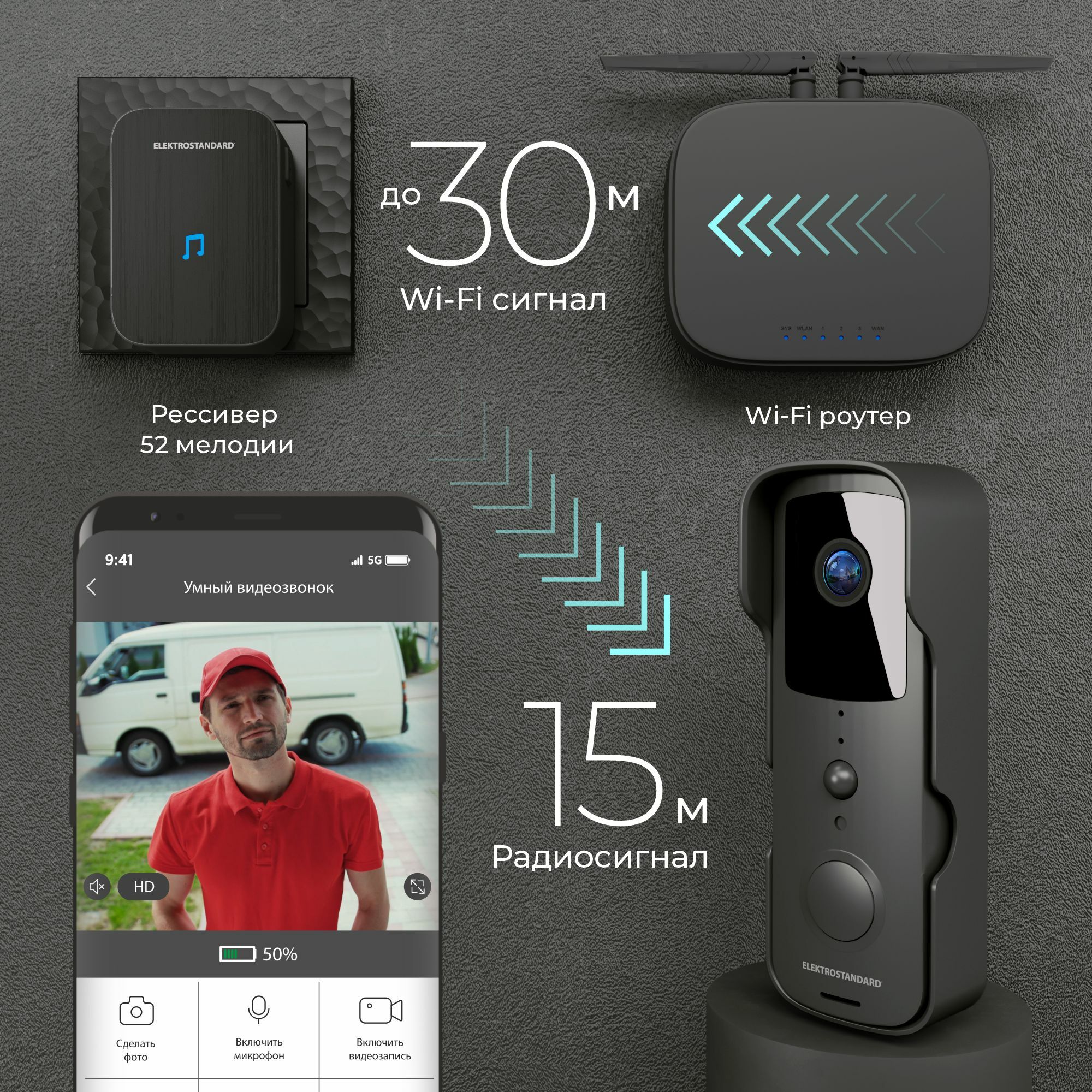 дверной звонок Elektrostandard a059338_ES