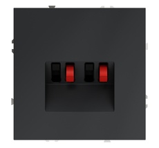 Розетка акустическая встраиваемая VOLTUM S70 4-местная VLS060307