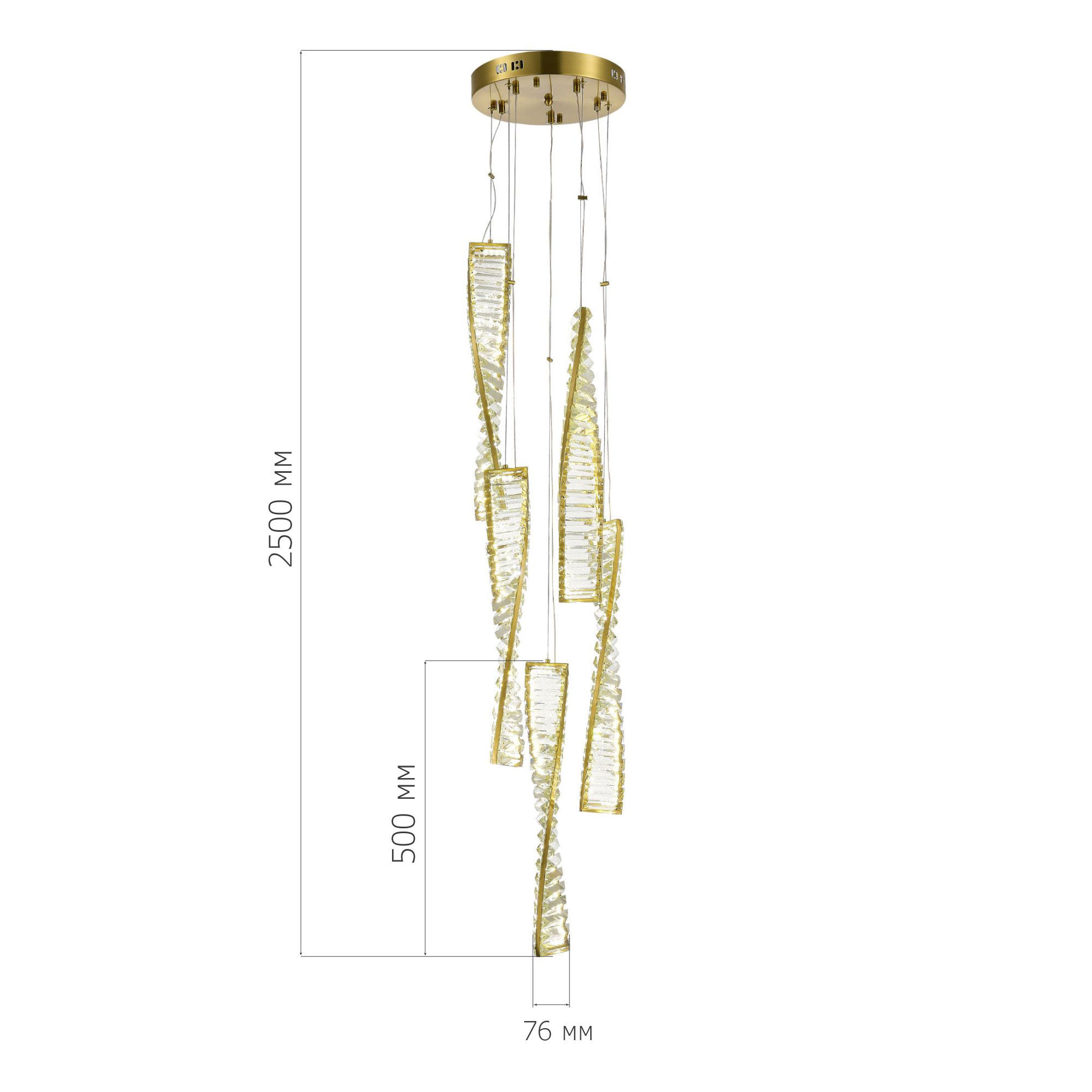 Подвесной светильник ST Luce ELICA SL6205.303.05