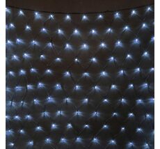 Светодиодная Сеть LTC 2 x 3 м Белая 24В, 384 LED, Провод Чёрный ПВХ, IP54 NTL384M-11-1W