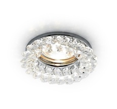 Встраиваемый светильник Ambrella light Crystal K206 CL/CH_AMB