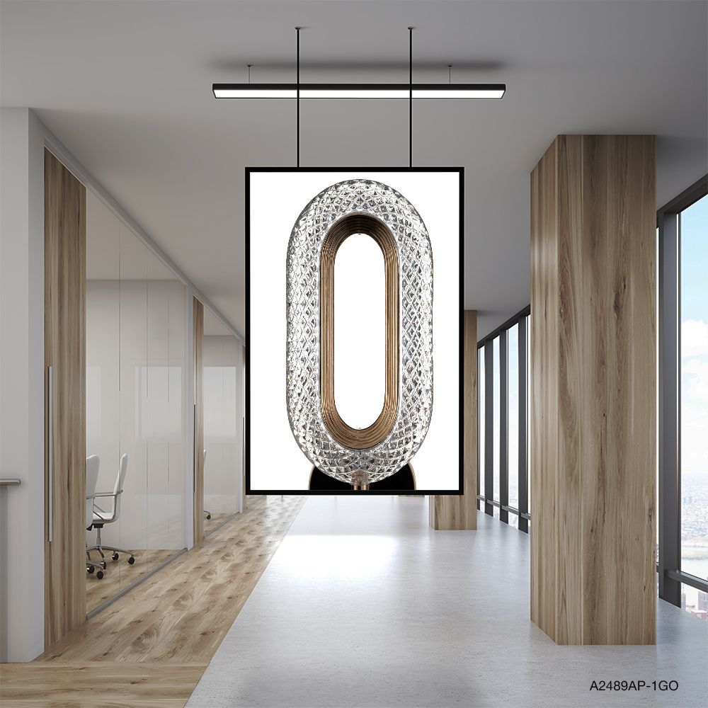 Бра ArteLamp OVALE A2489AP-1GO