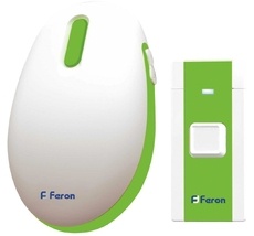 Звонок дверной беспроводной Электрический мелодии с питанием от батареек Feron 23688_FR