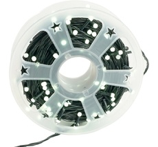 Светодиодная гирлянда на бобине линейная 50м + 3м 5000К, c питанием от сети, зеленый шнур Feron 51437_FR