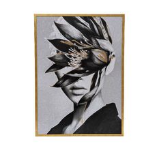 Холст Девушка с цветами-1 Garda Decor 89VOR-GIRL FLOWER-1