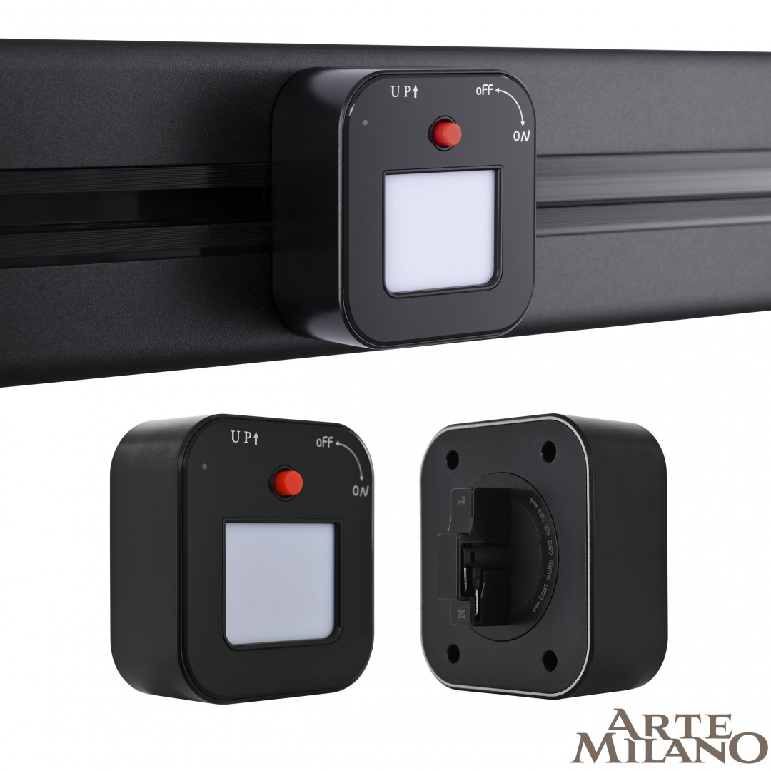Трековый светильник Arte Milano track-sockets 380022TL/Light Black