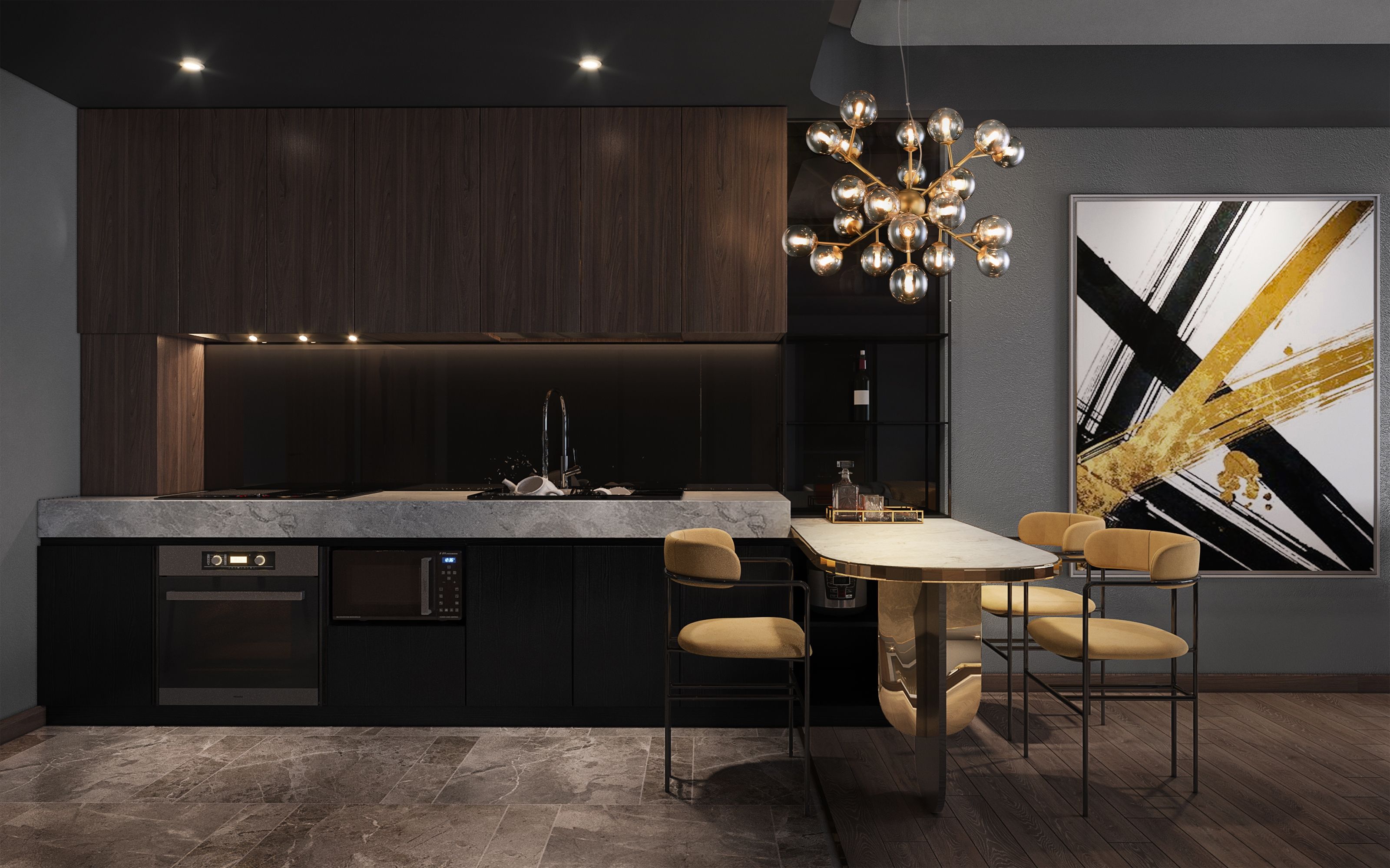 Подвесная люстра Maytoni MOD545PL-24G_MY