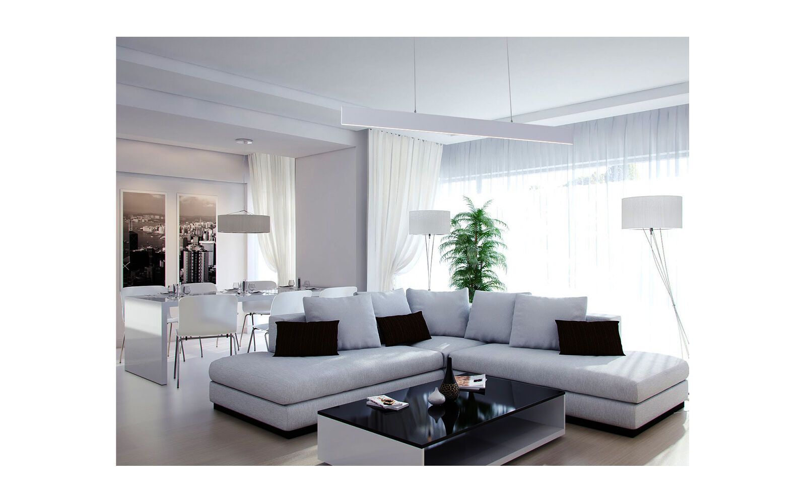 Подвесной светильник Lucia Tucci AERO AERO 206.30 bianco LED