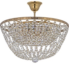 Потолочная люстра на штанге хрустальная Arti Lampadari Nonna E 1.3.40.702 G