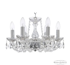 Хрустальная люстра Bohemia Ivele Crystal 119/6/141 Ni_BI