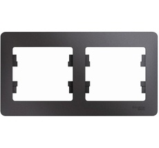 Рамка на 2 поста (графит) Systeme Electric GSL001302