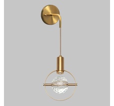 Бра светодиодное LED 3W, K9 кристалл,золотая бронза Imex CR.23454-1-W-GB-LED_IM