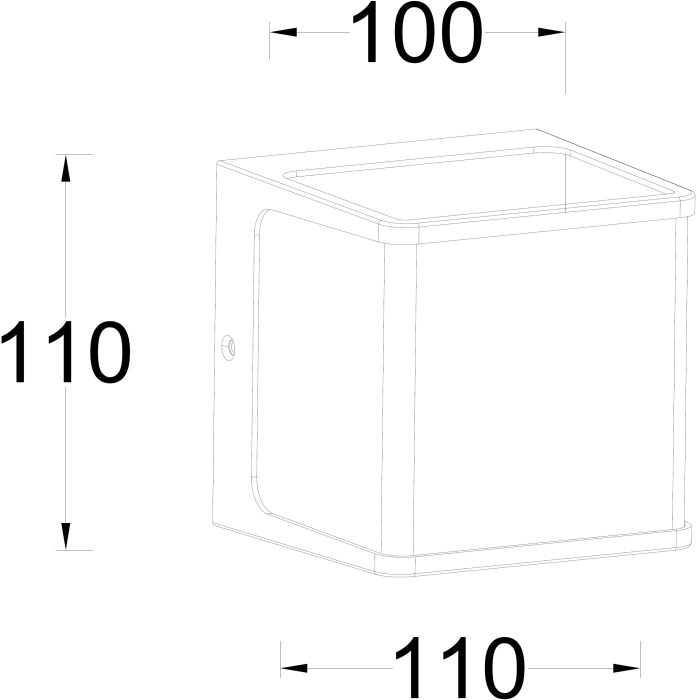 Настенный светильник уличный IP44 светодиодный Oasis Light W1970 Gr_OL