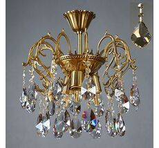 Хрустальная люстра Ambiente Ambient 8888/3 PL AB Honey Leaf_BZ