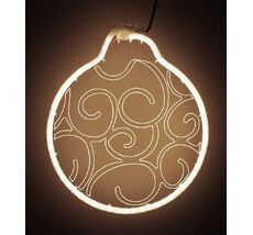 Светодиодная Фигура Шар 30 x 30 см Тепло-Белая, Гибкий Неон и Акрилайт, IP54 HFS3-2WW