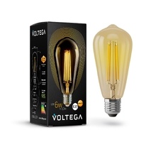 Лампа светодиодная Е27 6W (теплый свет) 5526_VG