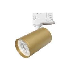 Трековый светильник трехфазный золотистый GU10 1*50W 220V ST Luce ST692.202.01