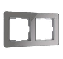 Рамка из акрила на 2 поста Acrylic графит Werkel a059321_WR
