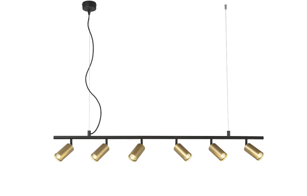 Потолочный светильник Crystallux RIVO SP6 L1200 BL_CR