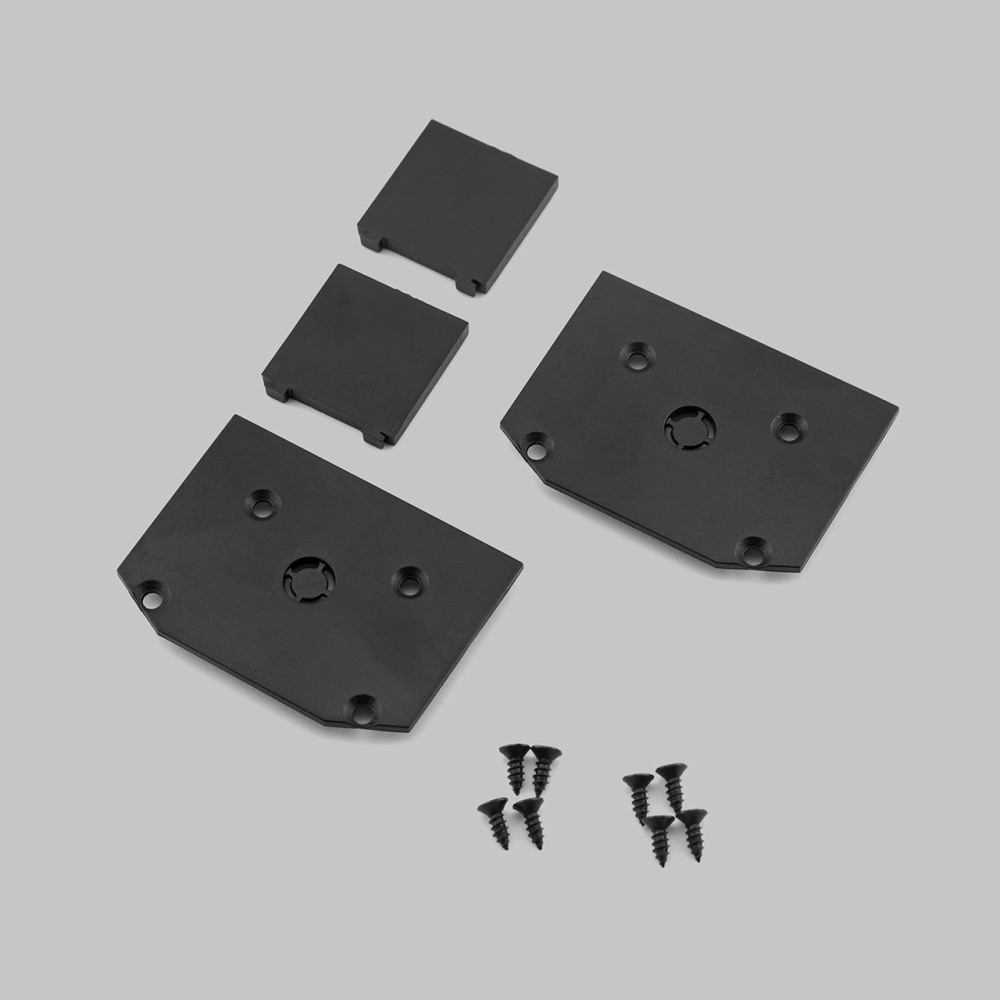 Комплект торцевых заглушек для IL.0007.7001, IL.0007.7002, IL.0007.7003 Imex IL.0007.7204-BK_IM