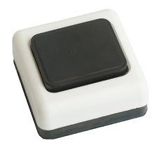 Выключатель-кнопка для проводного звонка DB-104 черно-белый Feron 51664_FR