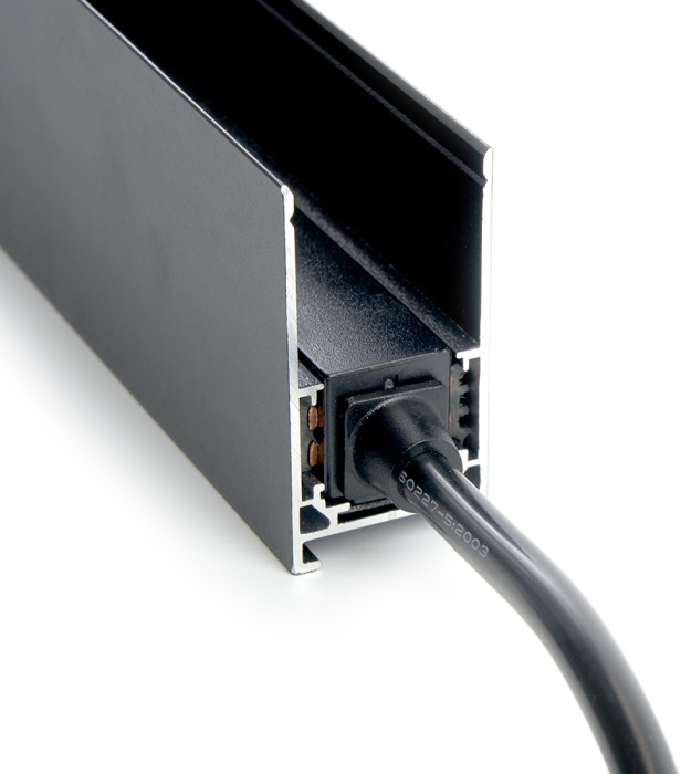 Гибкий коннектор для низковольтного шинопровода, черный Feron 41971_FR