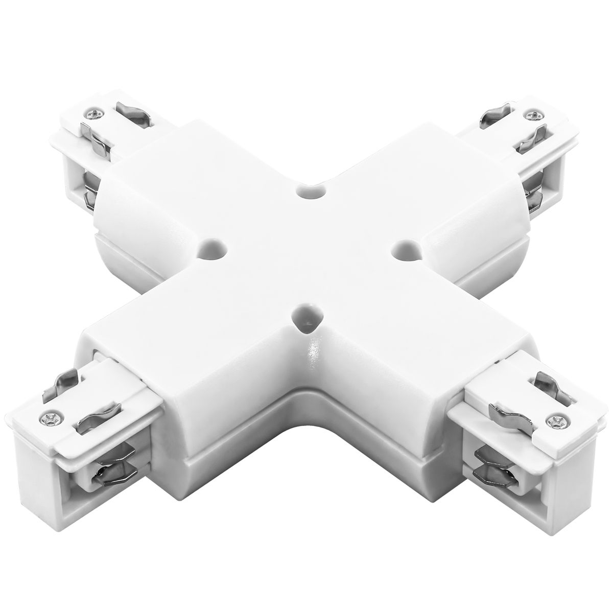 Соединитель трековый трехфазный BARRA X-образный 504146_LS