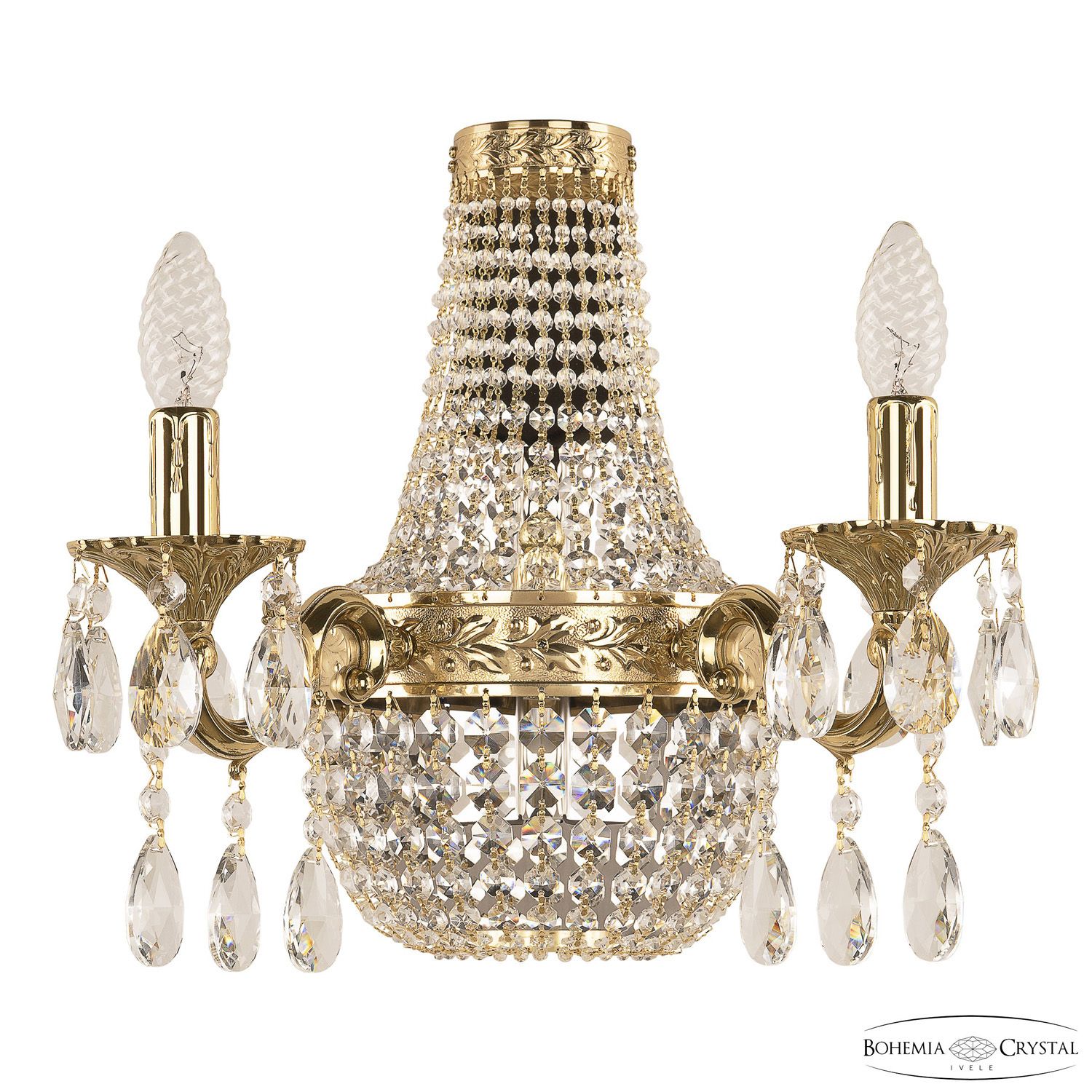 

Бра Bohemia Ivele Crystal 2211H201B/2/35IV G, 2211H201B/2/35IV G